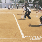 テニスコート用ベースライン専用「中川くんタイプ」100mm巾 (LTW)